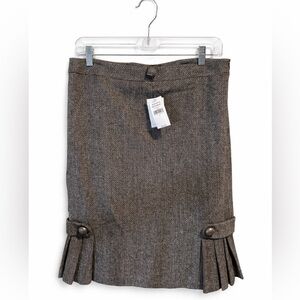 Banana Republic Brown Pencil Skirt with Pleats